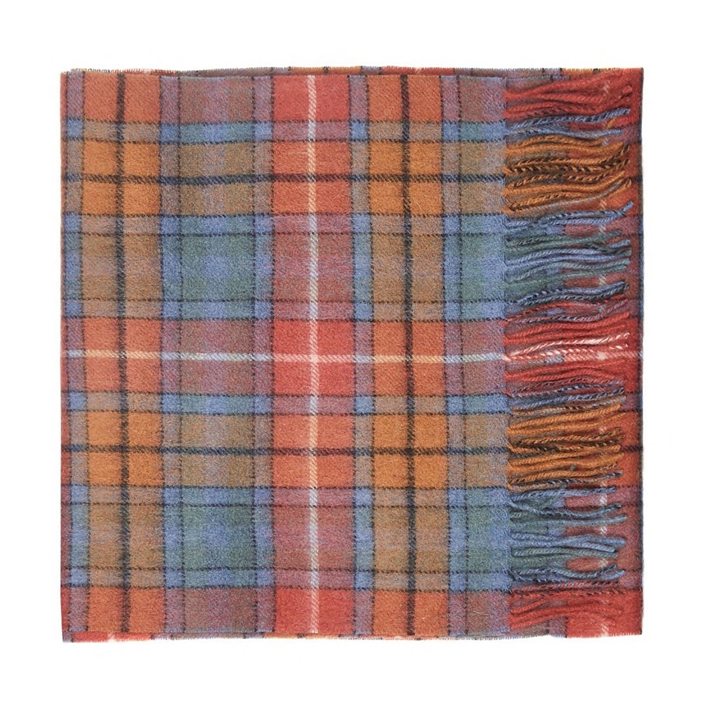 100% Lambswool Tartan Scarf