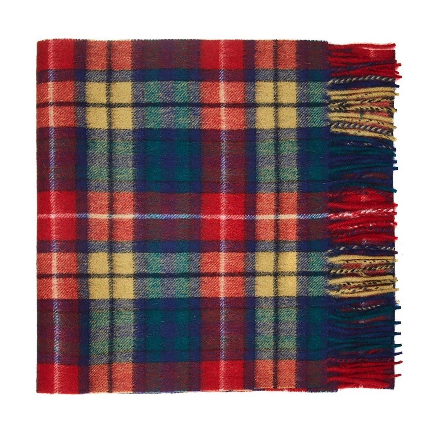 100% Lambswool Tartan Scarf