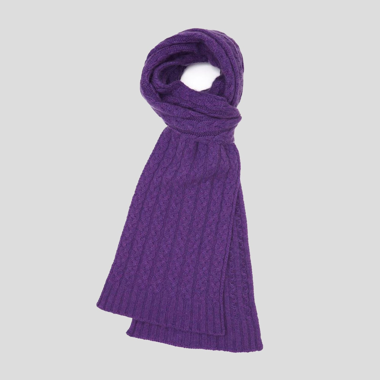 Cashmere Cable Scarf