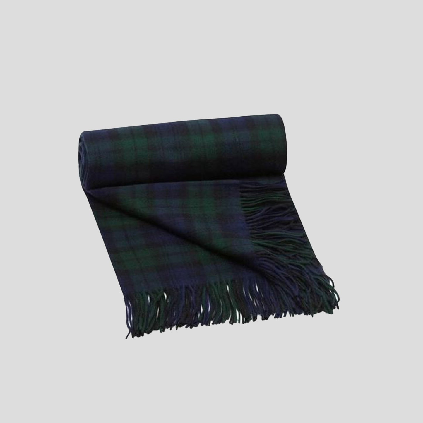 Pure Cashmere Tartan Blanket