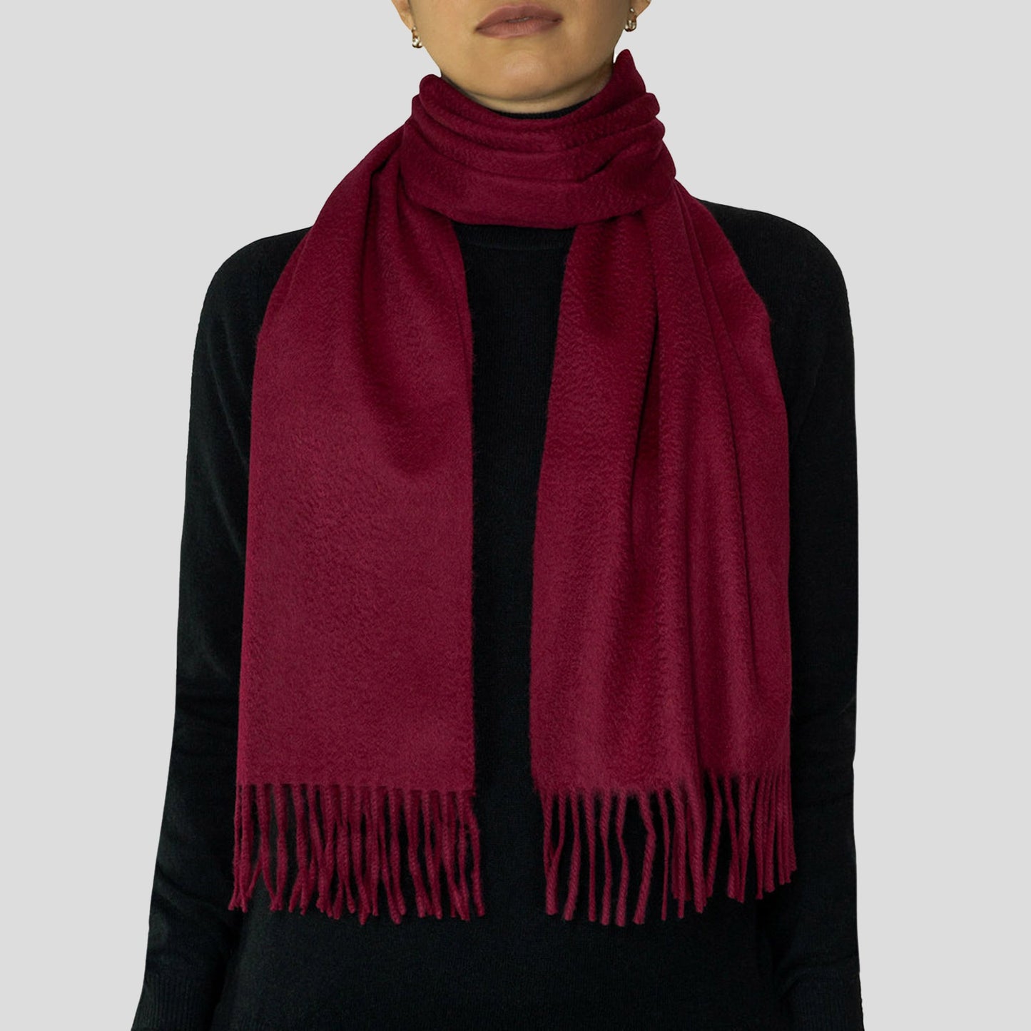 100% Cashmere Women Scarf Plain