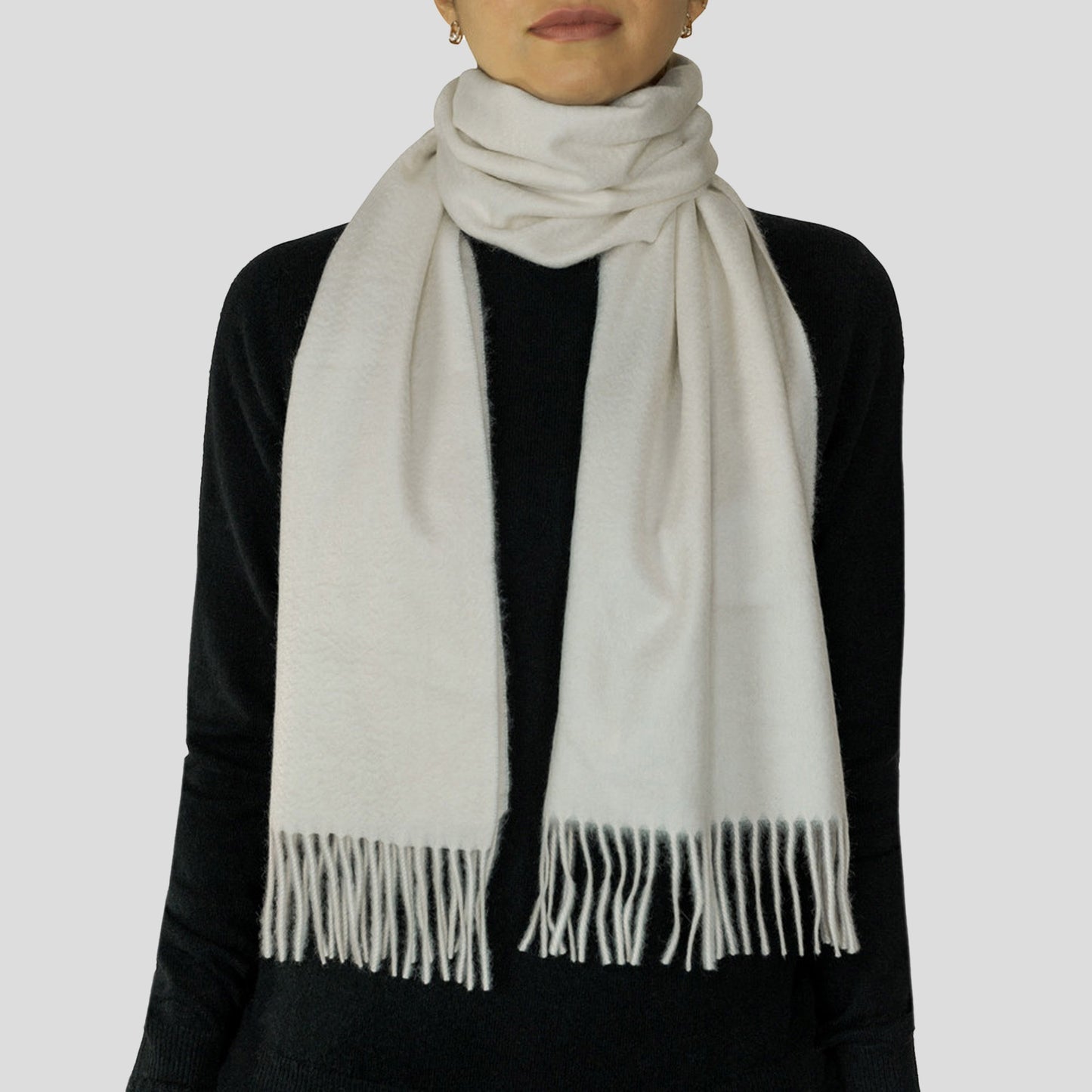 100% Cashmere Women Scarf Plain