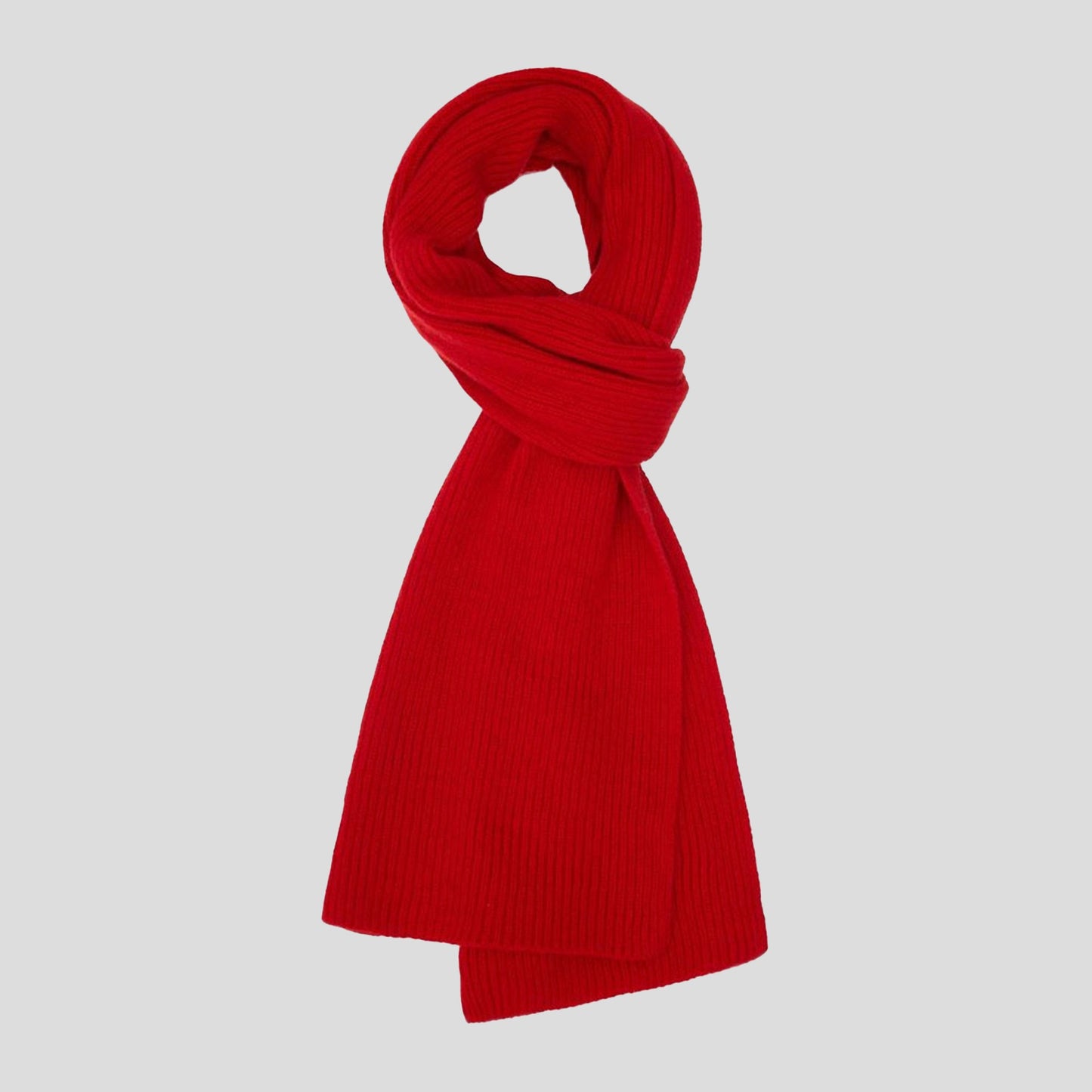 100% Cashmere Ribbed Scarf