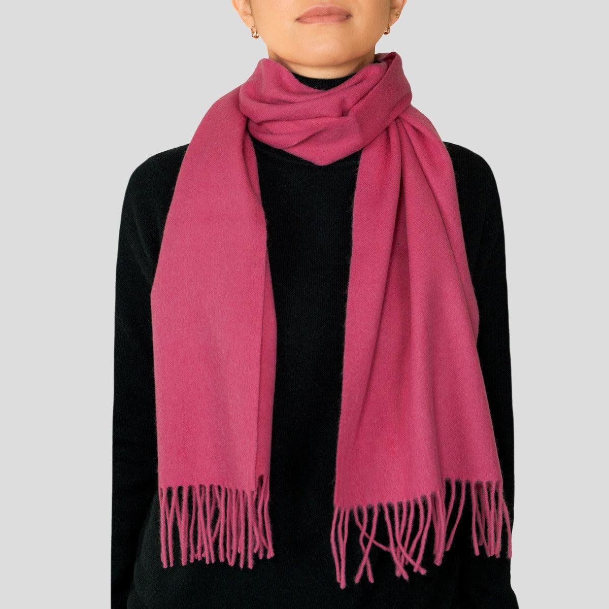 100% Lambswool Women Scarf Plain