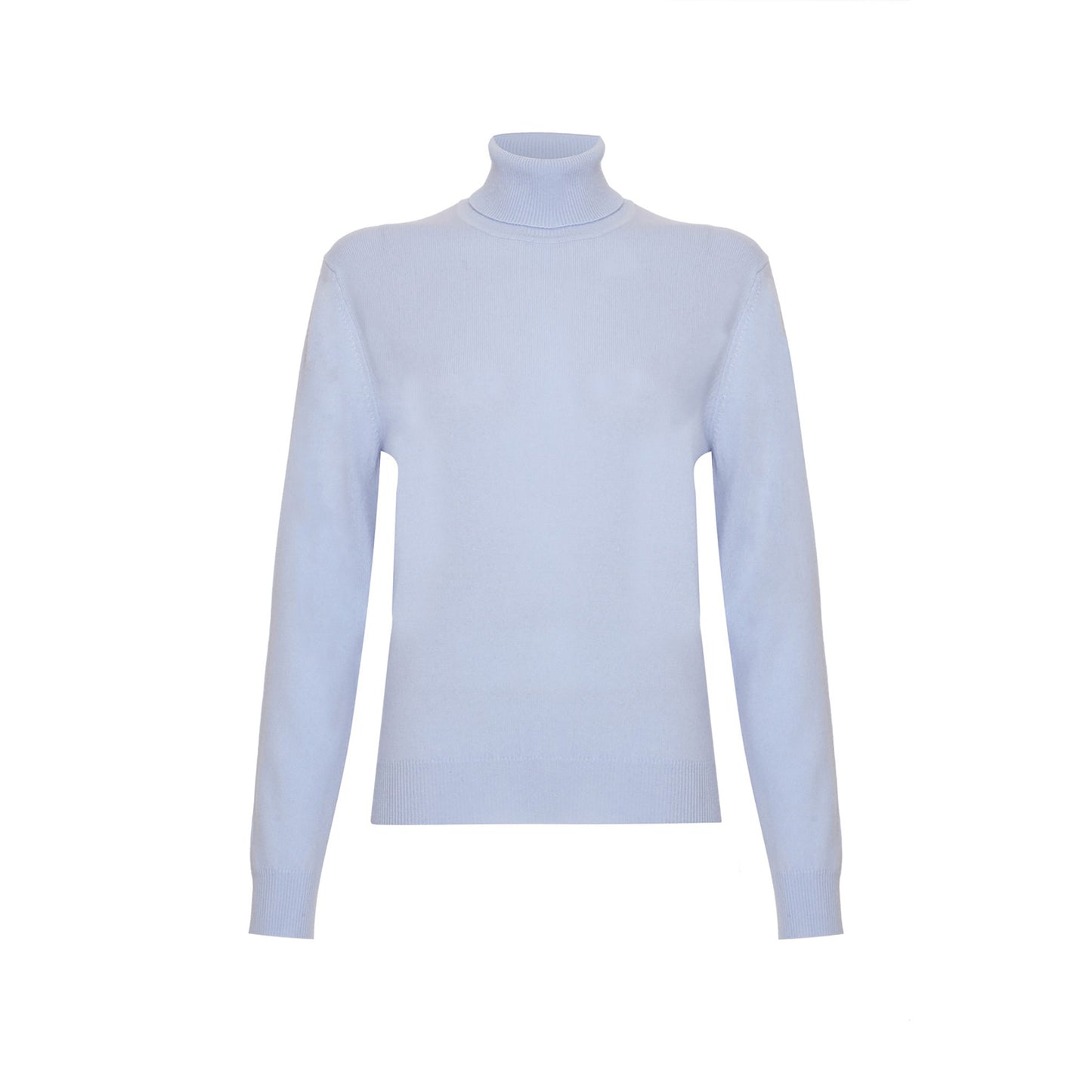 Cashmere Polo Neck Jumper - Navy