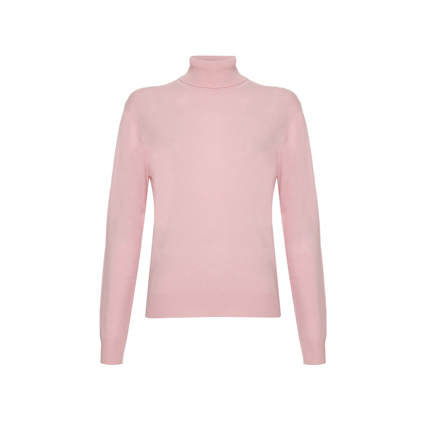 Cashmere Polo Neck Jumper - Navy