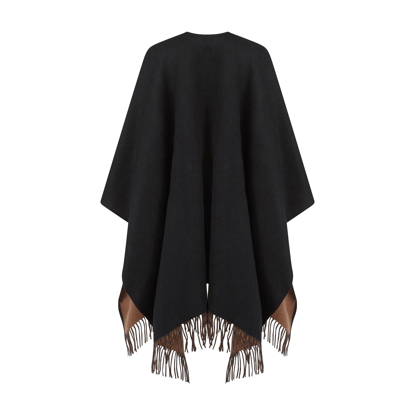 Reversible Lambswool Ruana