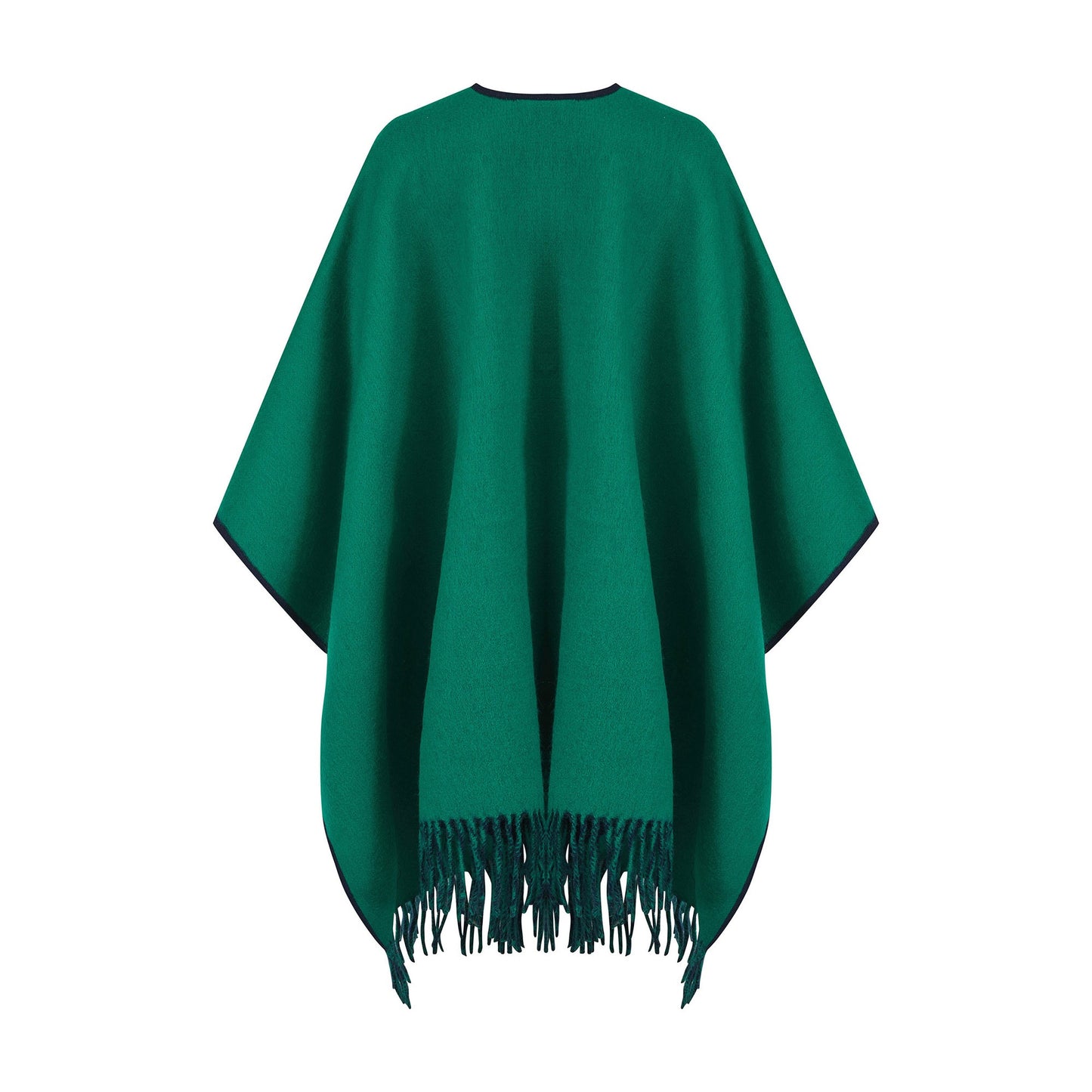 Reversible Lambswool Ruana