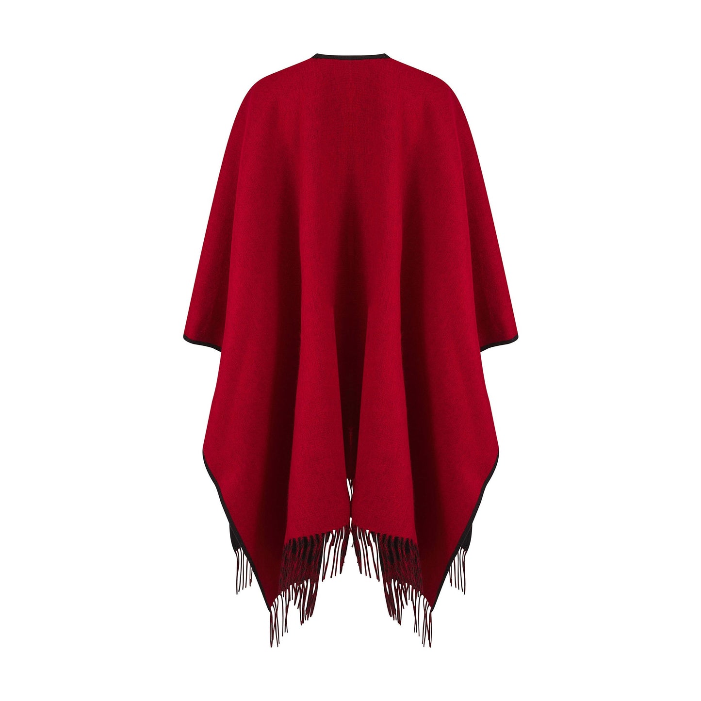 Reversible Lambswool Ruana