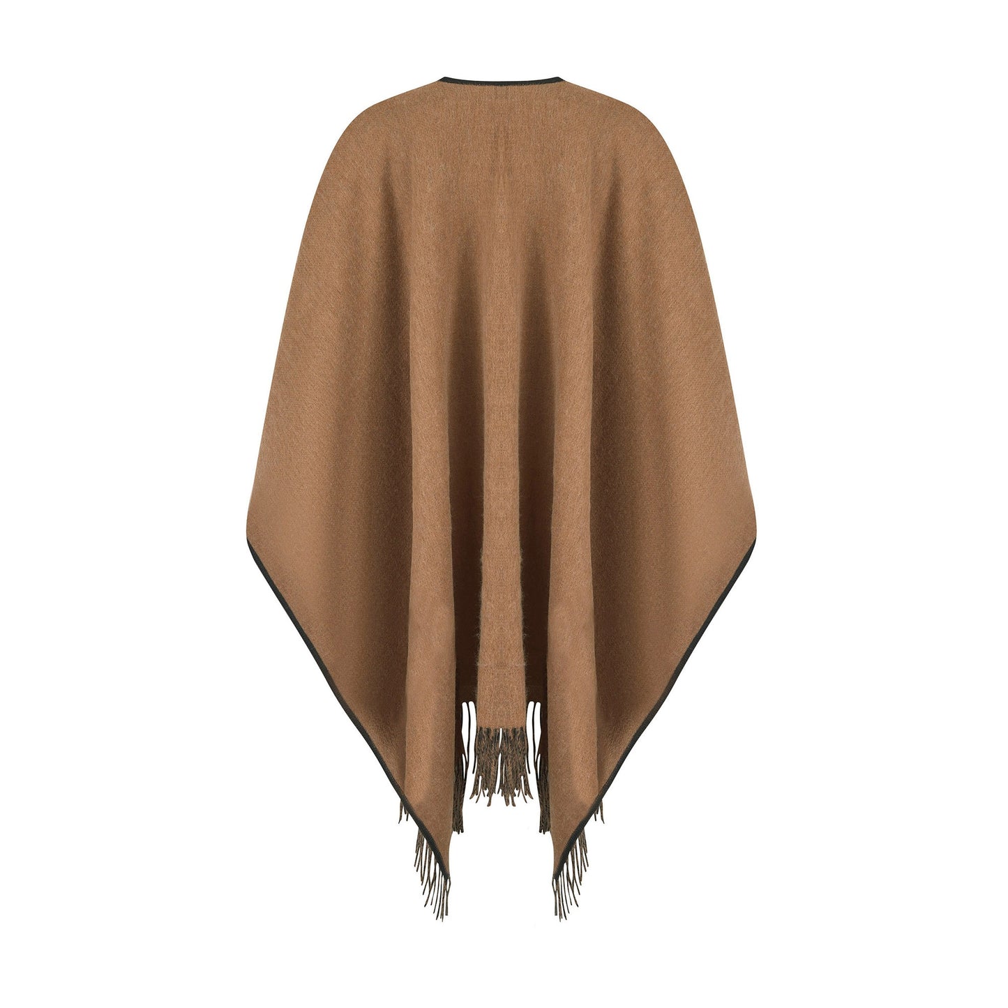 Reversible Lambswool Ruana