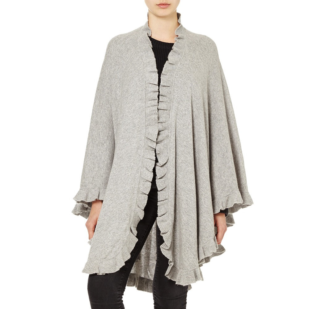 Cashmere Frilly Cape