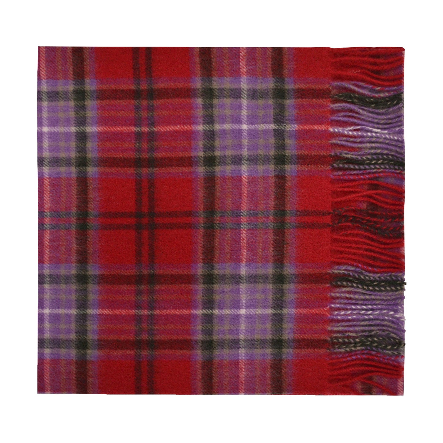 100% Lambswool Tartan Scarf