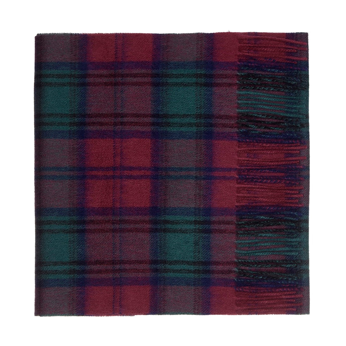 100% Lambswool Tartan Scarf