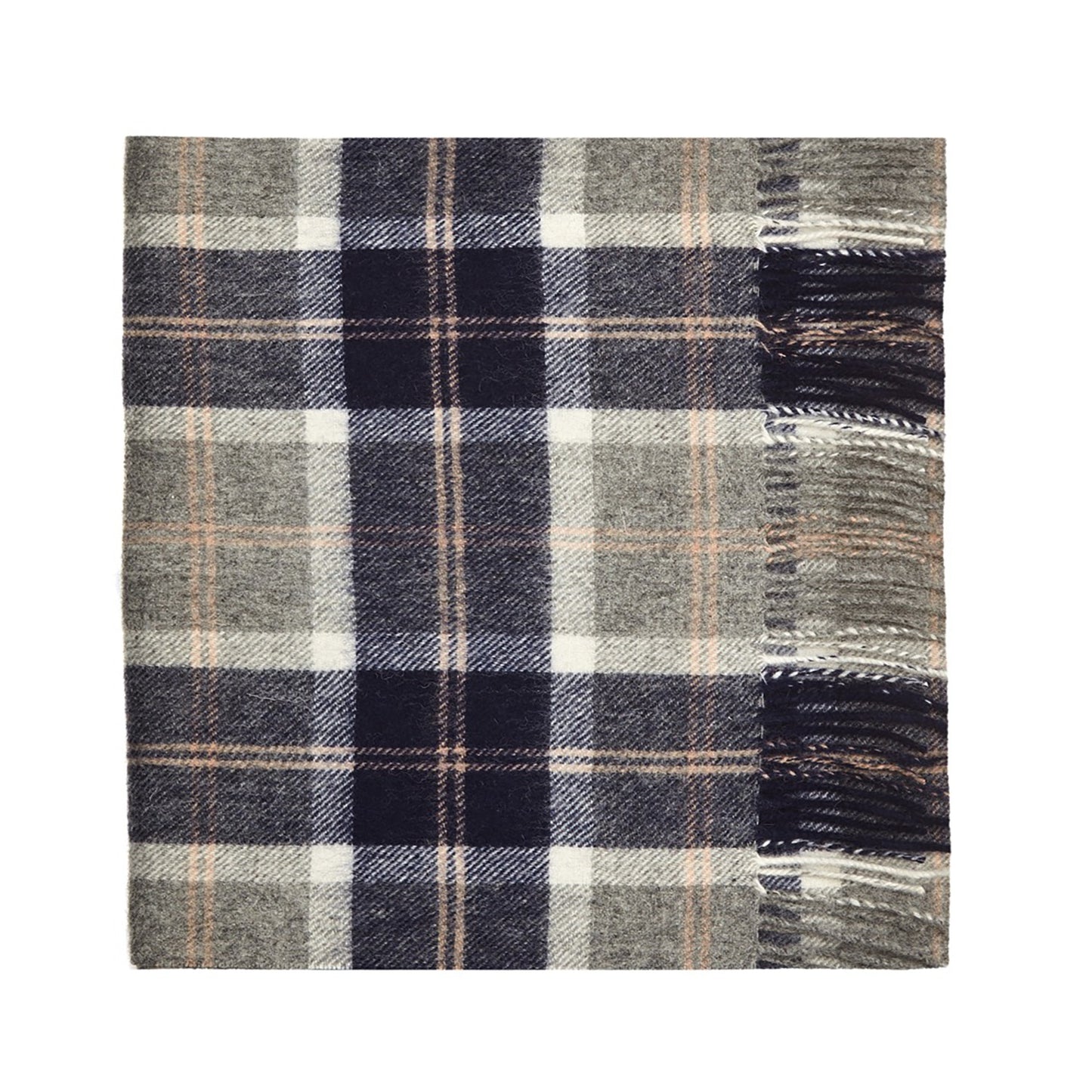 100% Lambswool Tartan Scarf