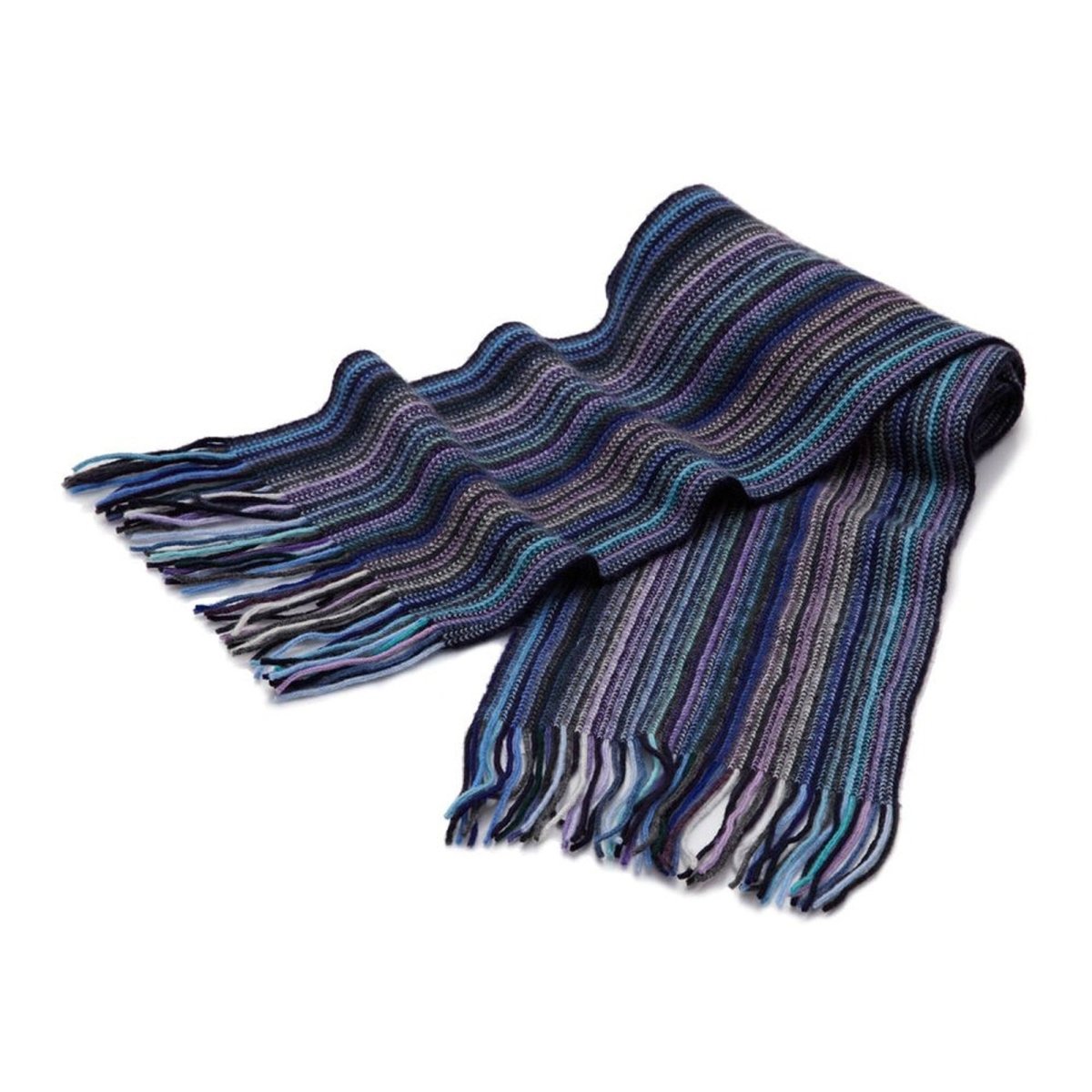 Cashmere Striped Scarf - LonaScott