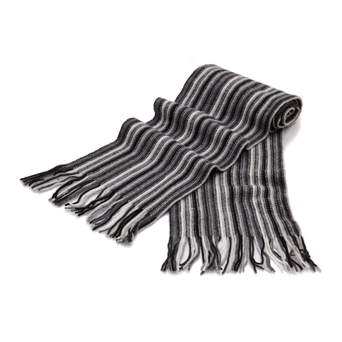 Cashmere Striped Scarf - LonaScott