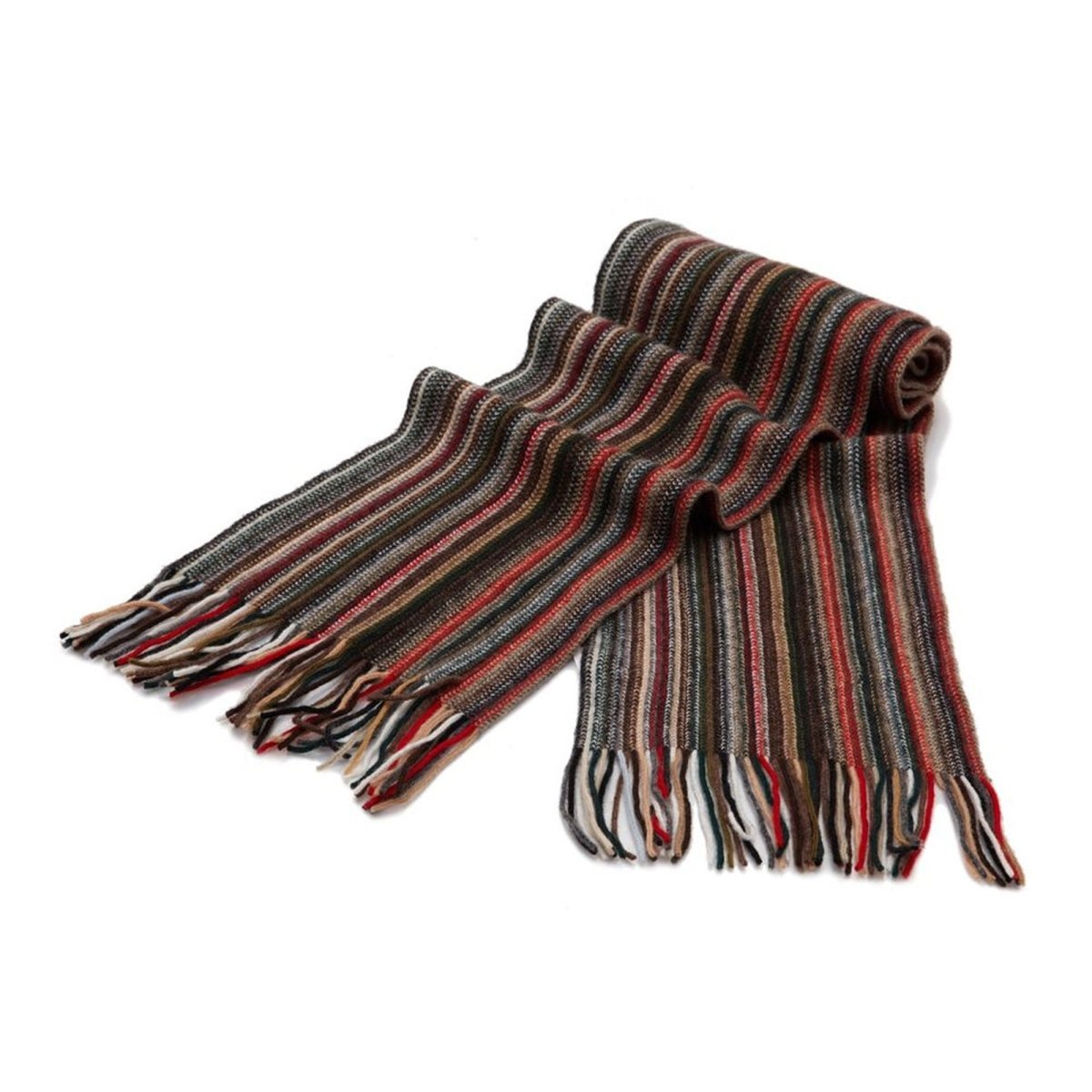 Cashmere Striped Scarf - LonaScott