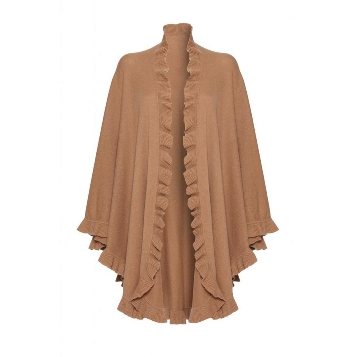 Lambswool Frilly Cape - LonaScott