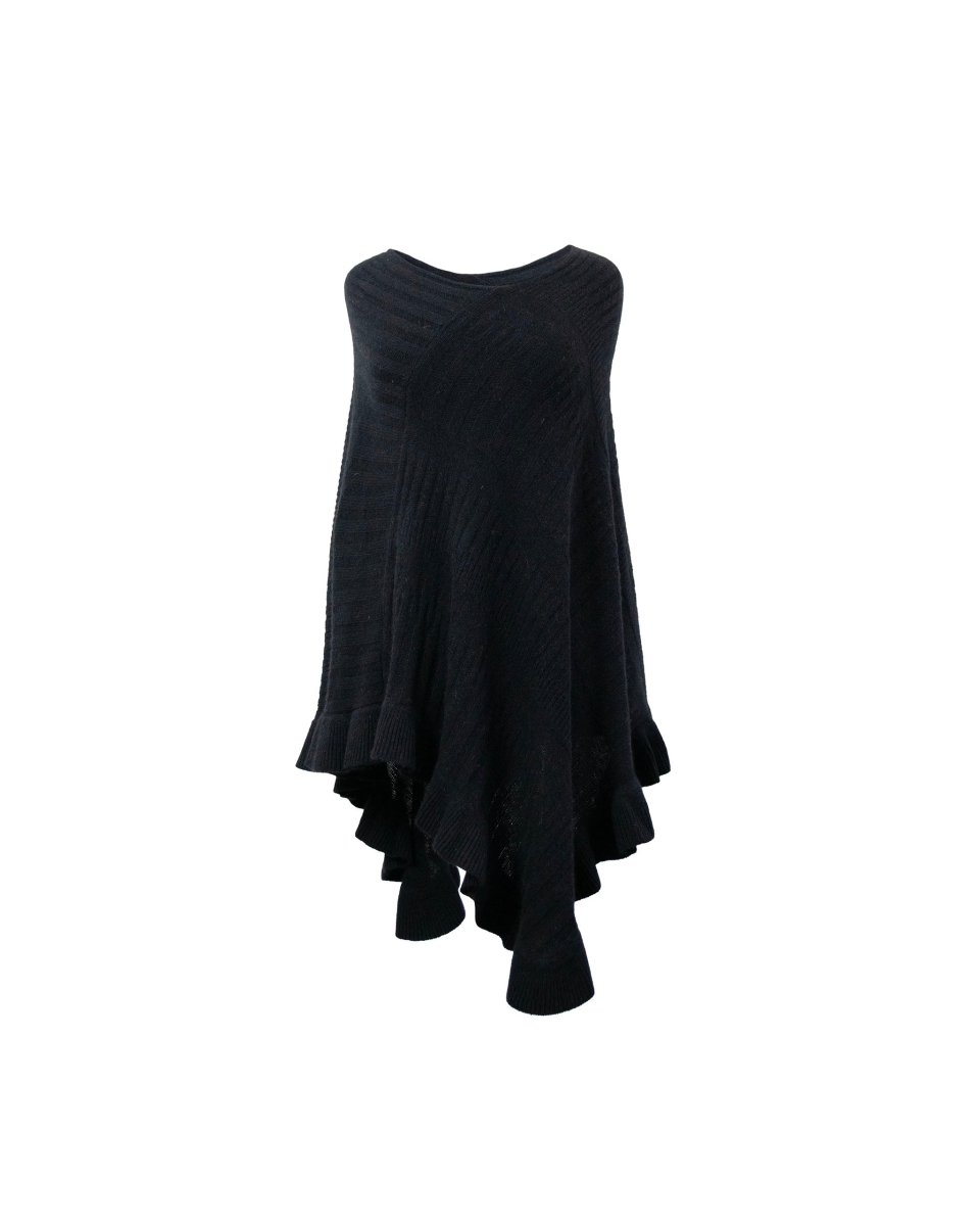 Lambswool Poncho - LonaScott