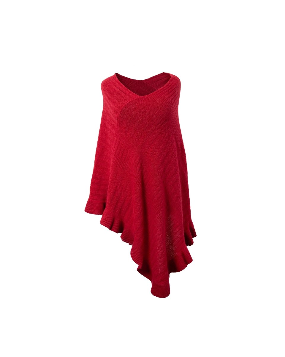 Lambswool Poncho - LonaScott