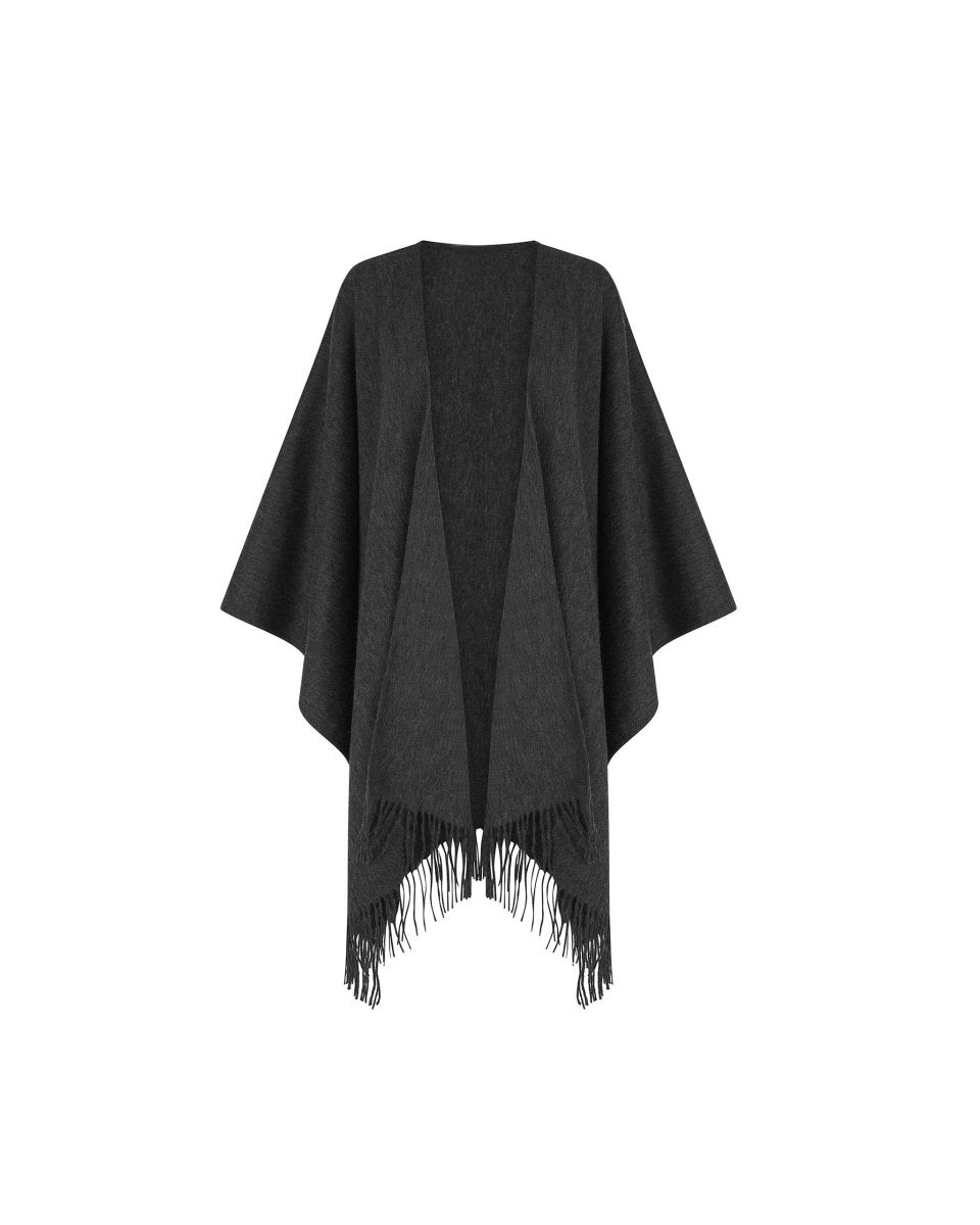 Lambswool Ruana - LonaScott