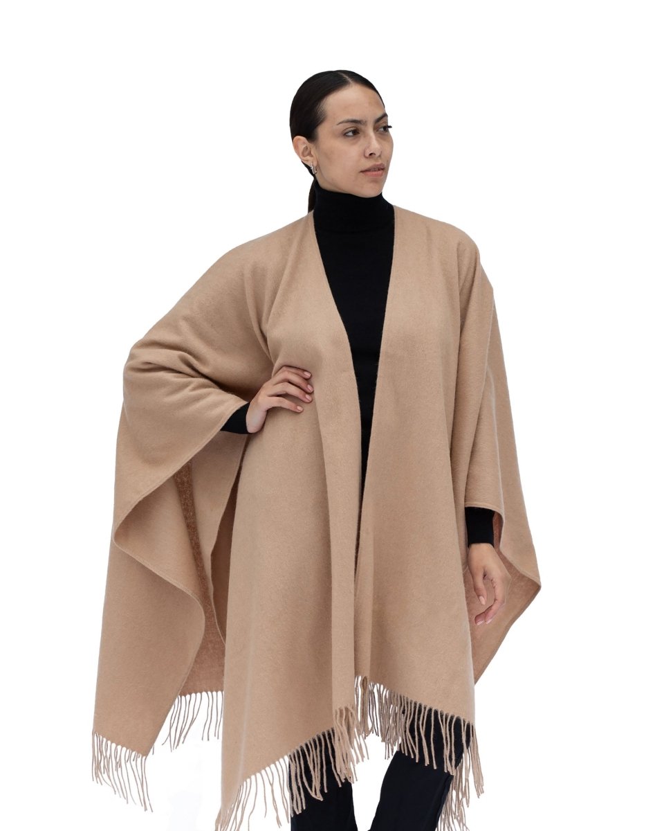 Lambswool Ruana - LonaScott