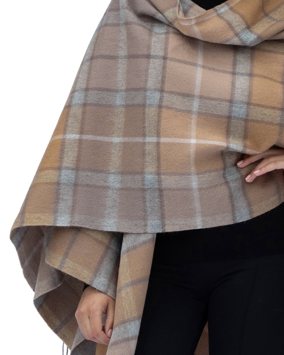 Lambswool Ruana - LonaScott