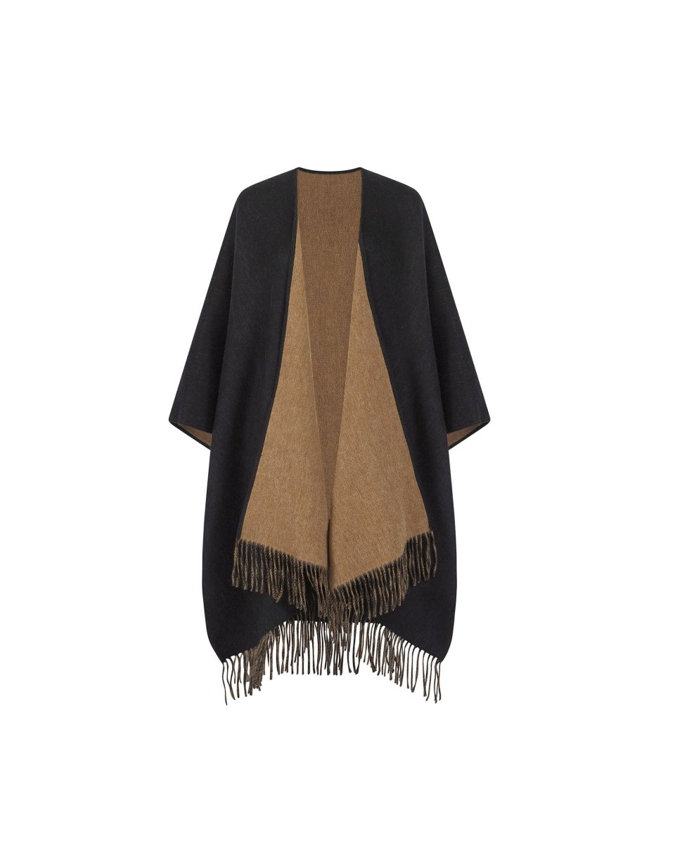 Lambswool Ruana - LonaScott