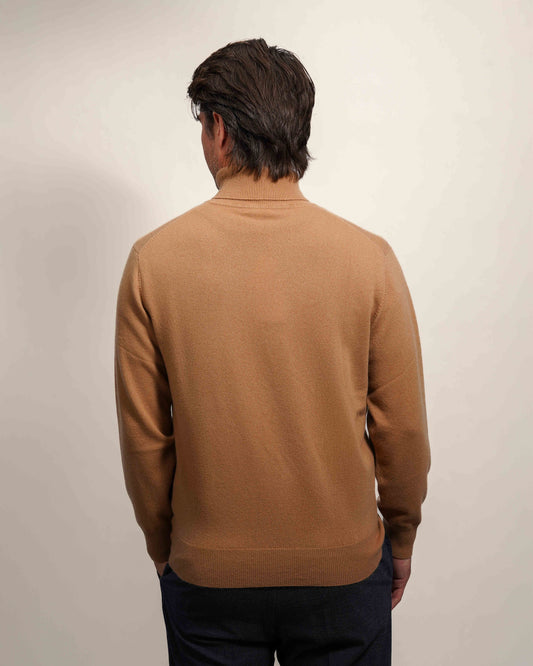 Men's High-Neck Cashmere Jumper