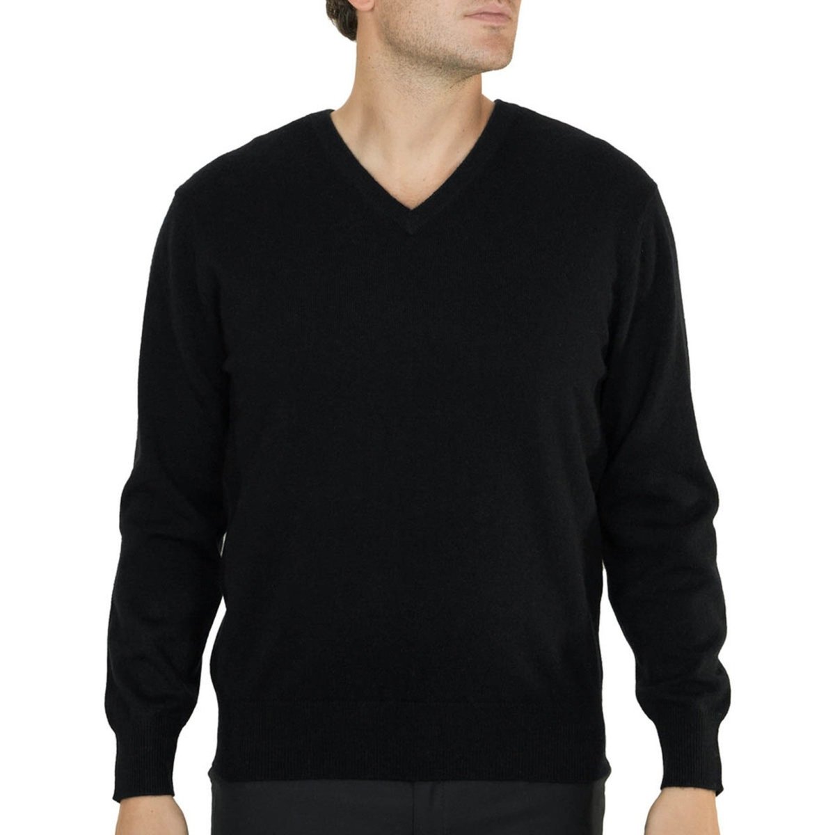 Men's Cashmere V - Neck Jumper - LonaScott