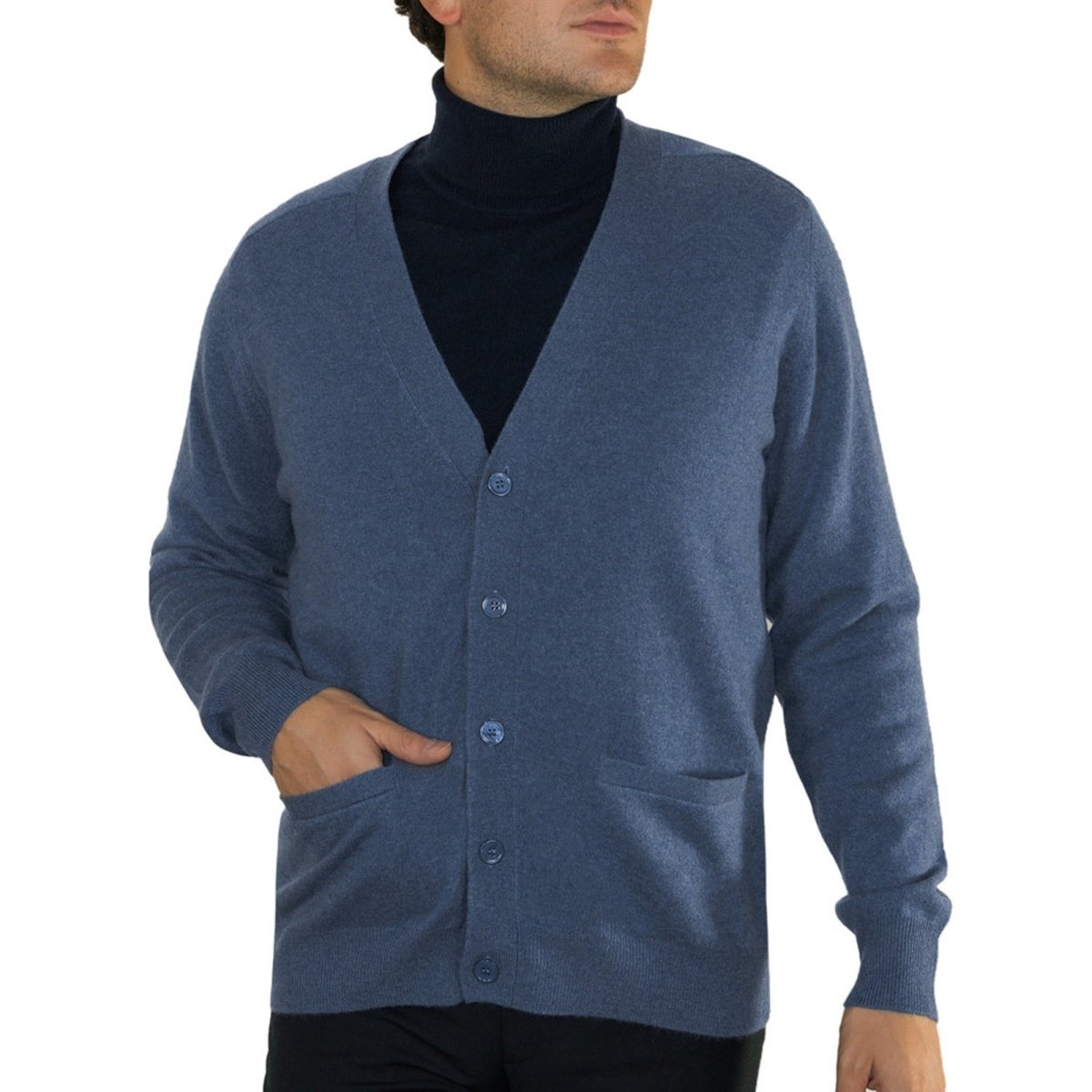 Men's Classic Cashmere Cardigan - LonaScott