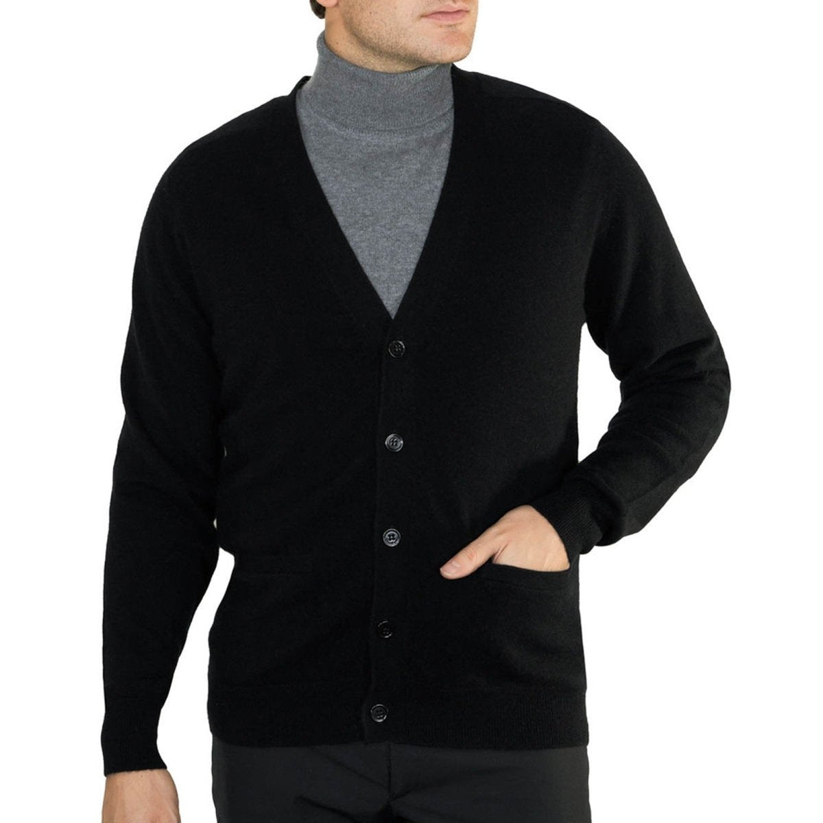 Men's Classic Cashmere Cardigan - LonaScott