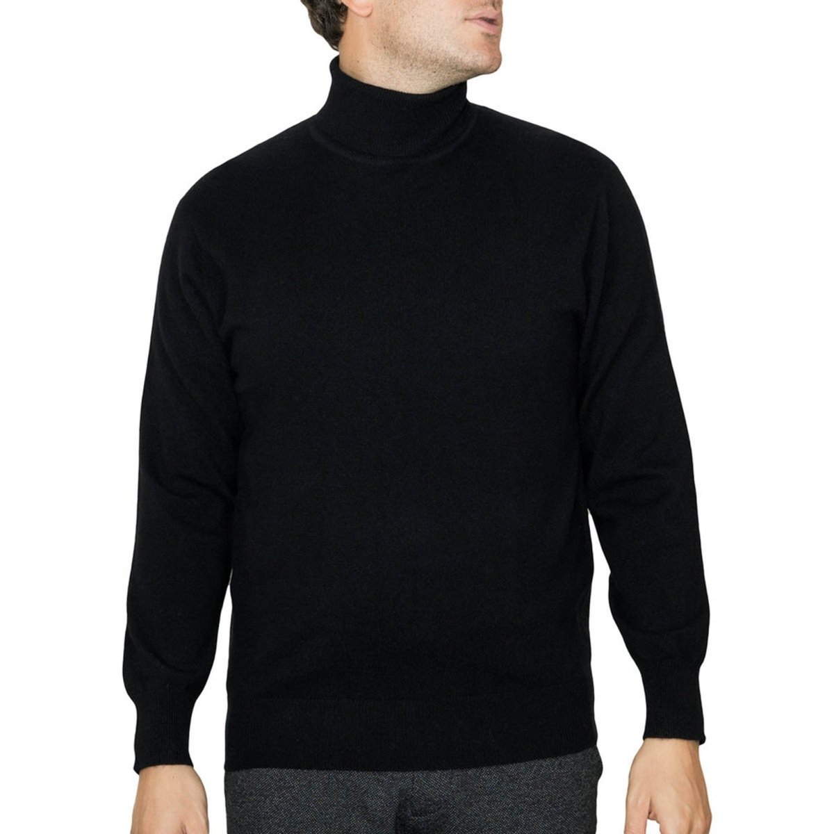Men's High - Neck Cashmere Jumper - LonaScott