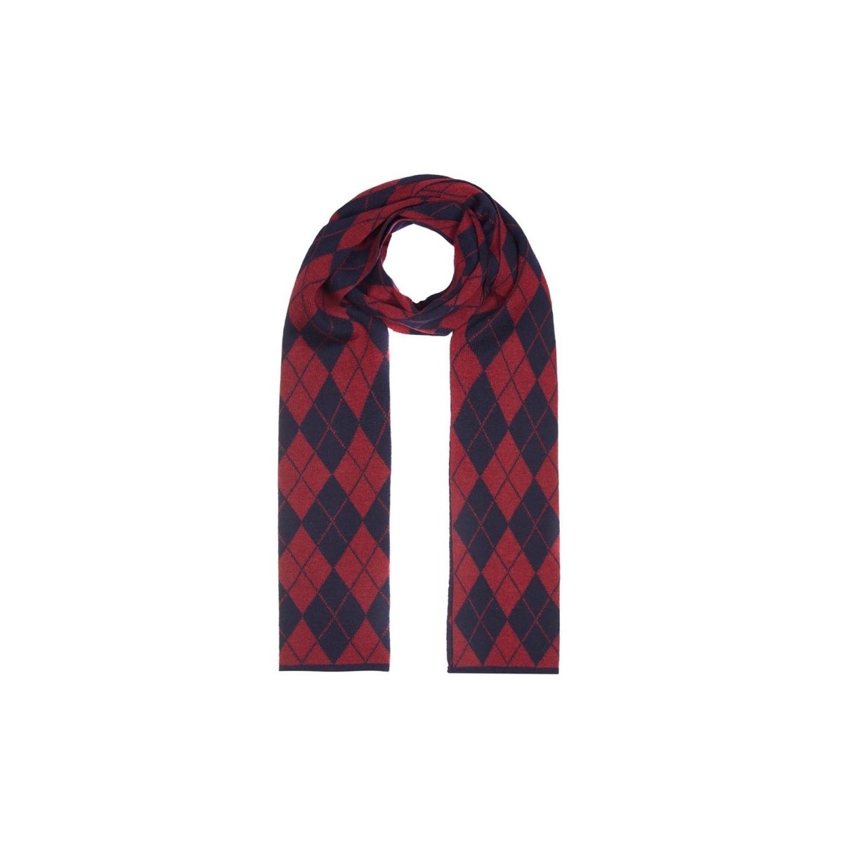 Mens Lambswool Argyle Scarf - LonaScott