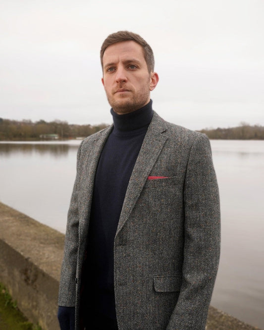 Mens Wool Tweed Jacket - LonaScott