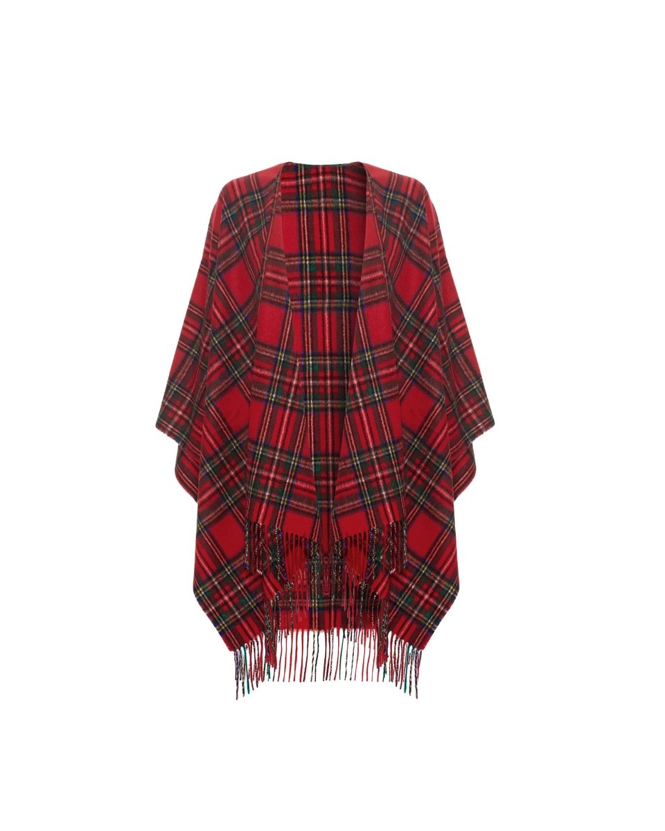 Pure Cashmere Ruana Cape - LonaScott