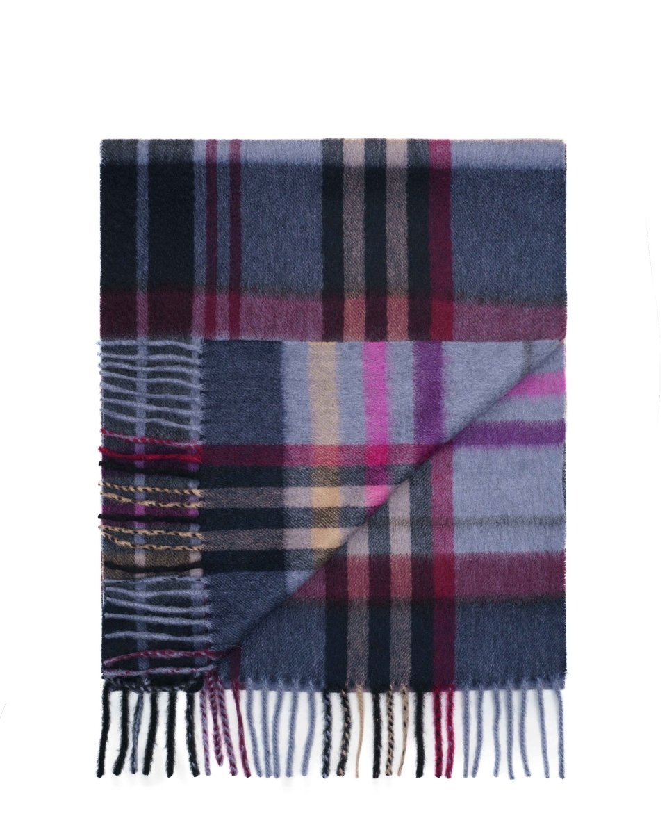 Pure Cashmere Tartan Scarf - LonaScott