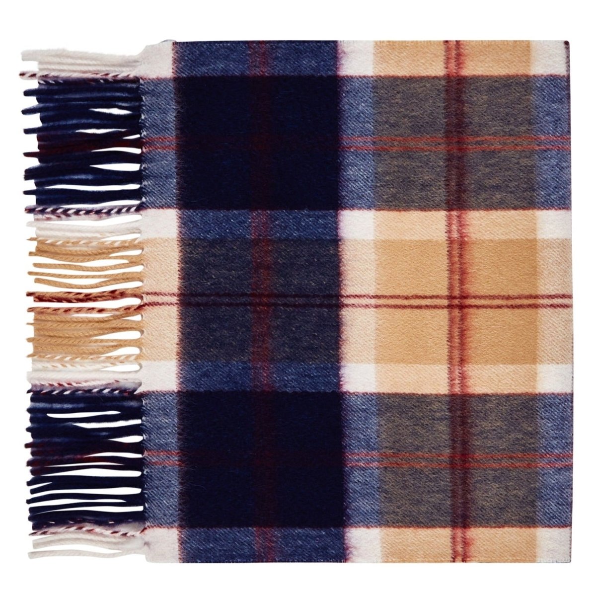 Pure Cashmere Tartan Scarf - LonaScott
