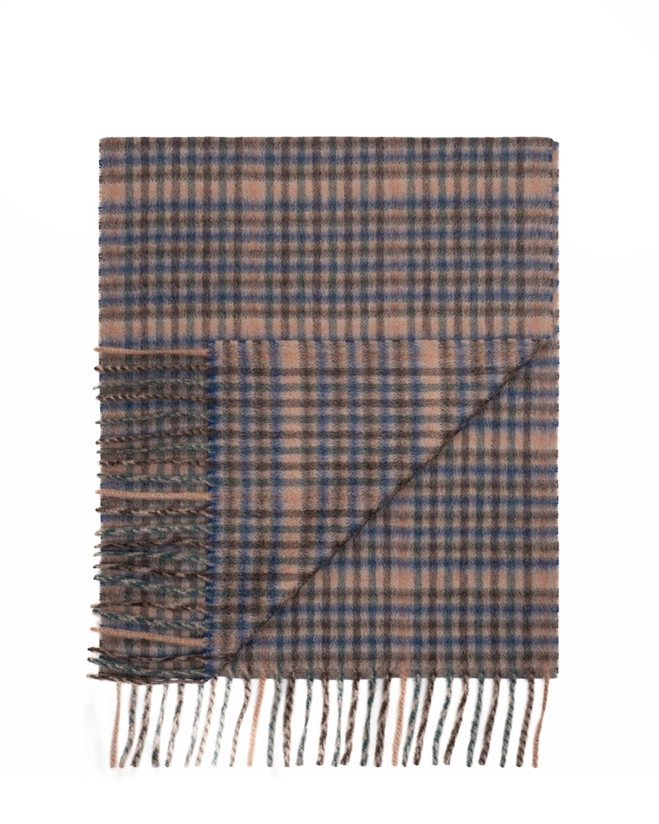 Pure Cashmere Tartan Scarf - LonaScott