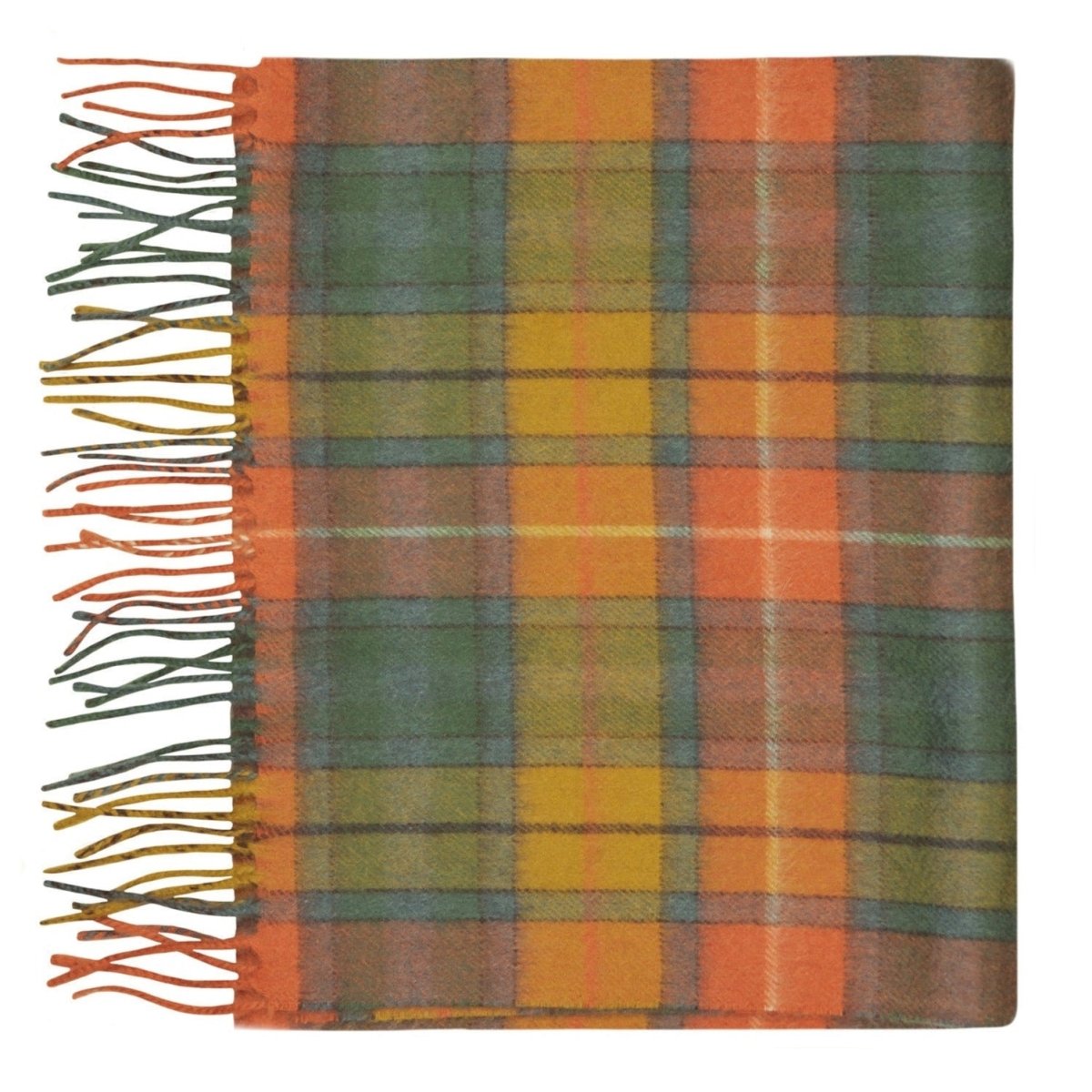 Pure Cashmere Tartan Scarf - LonaScott