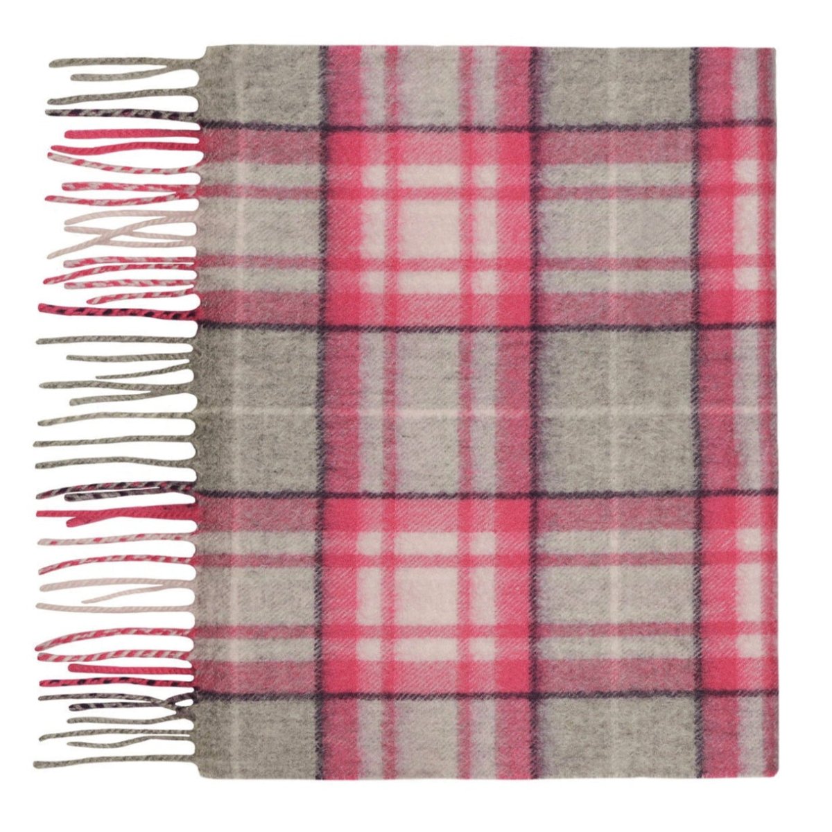 Pure Cashmere Tartan Scarf - LonaScott