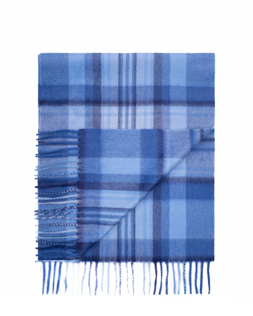 Pure Cashmere Tartan Scarf - LonaScott