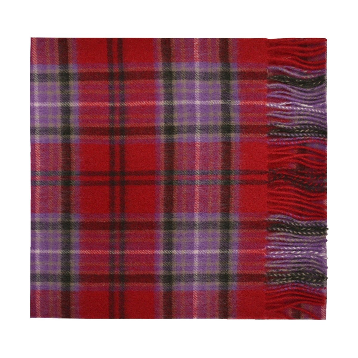 Pure Lambswool Tartan Scarf - LonaScott