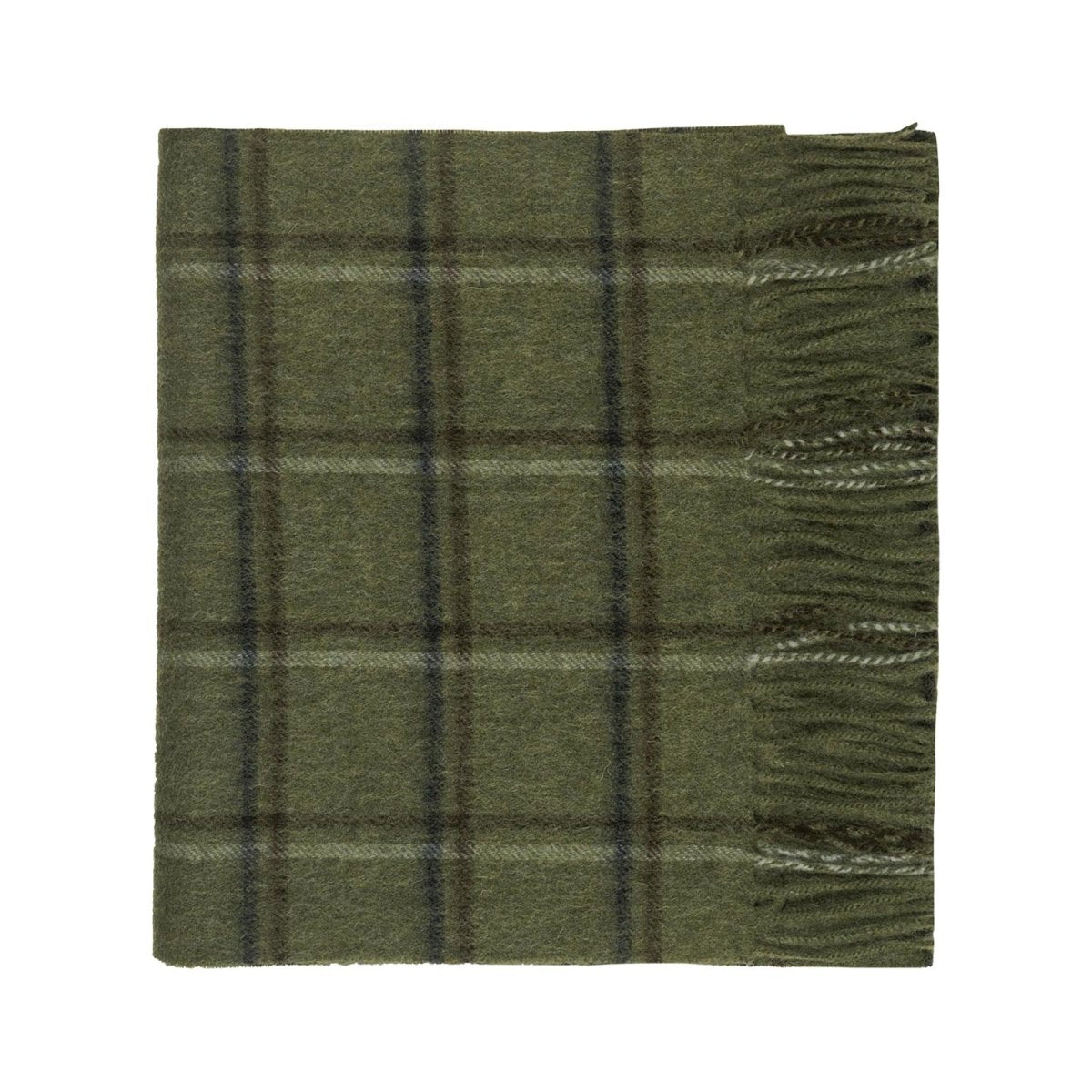 Pure Lambswool Tartan Scarf - LonaScott