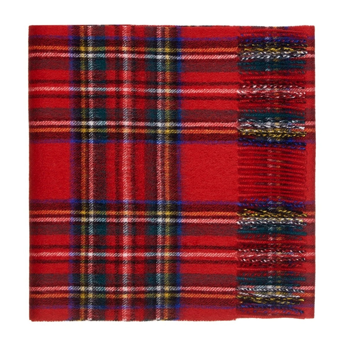 Pure Lambswool Tartan Scarf - LonaScott