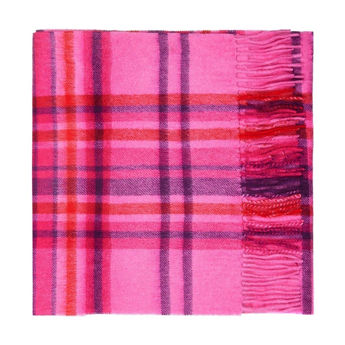 Pure Lambswool Tartan Scarf - LonaScott