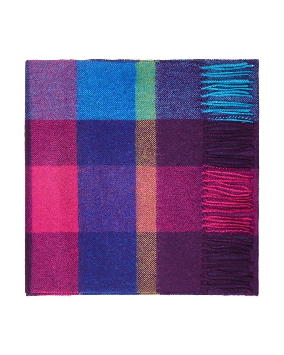 Pure Lambswool Tartan Scarf - LonaScott