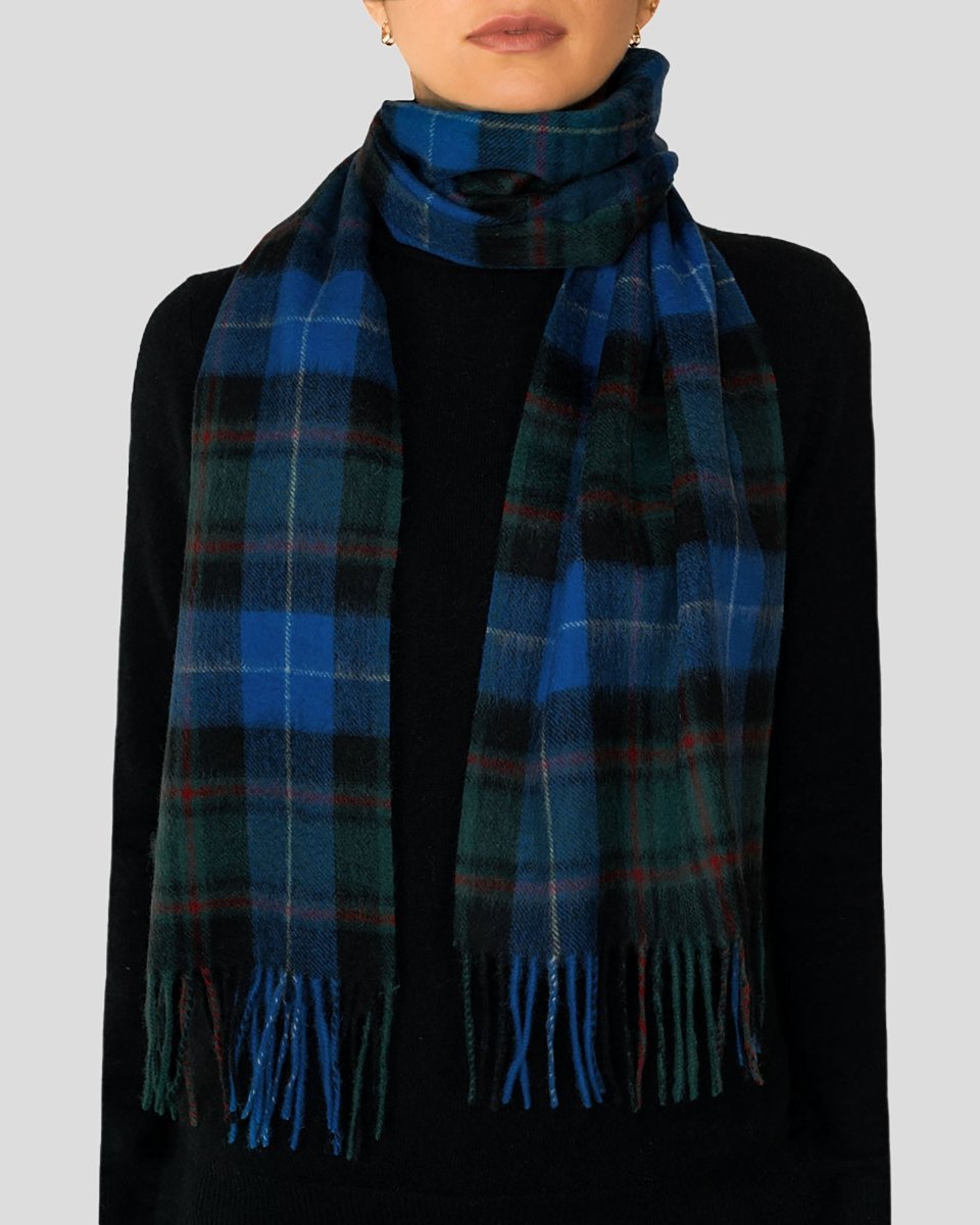Pure Lambswool Tartan Scarf - LonaScott