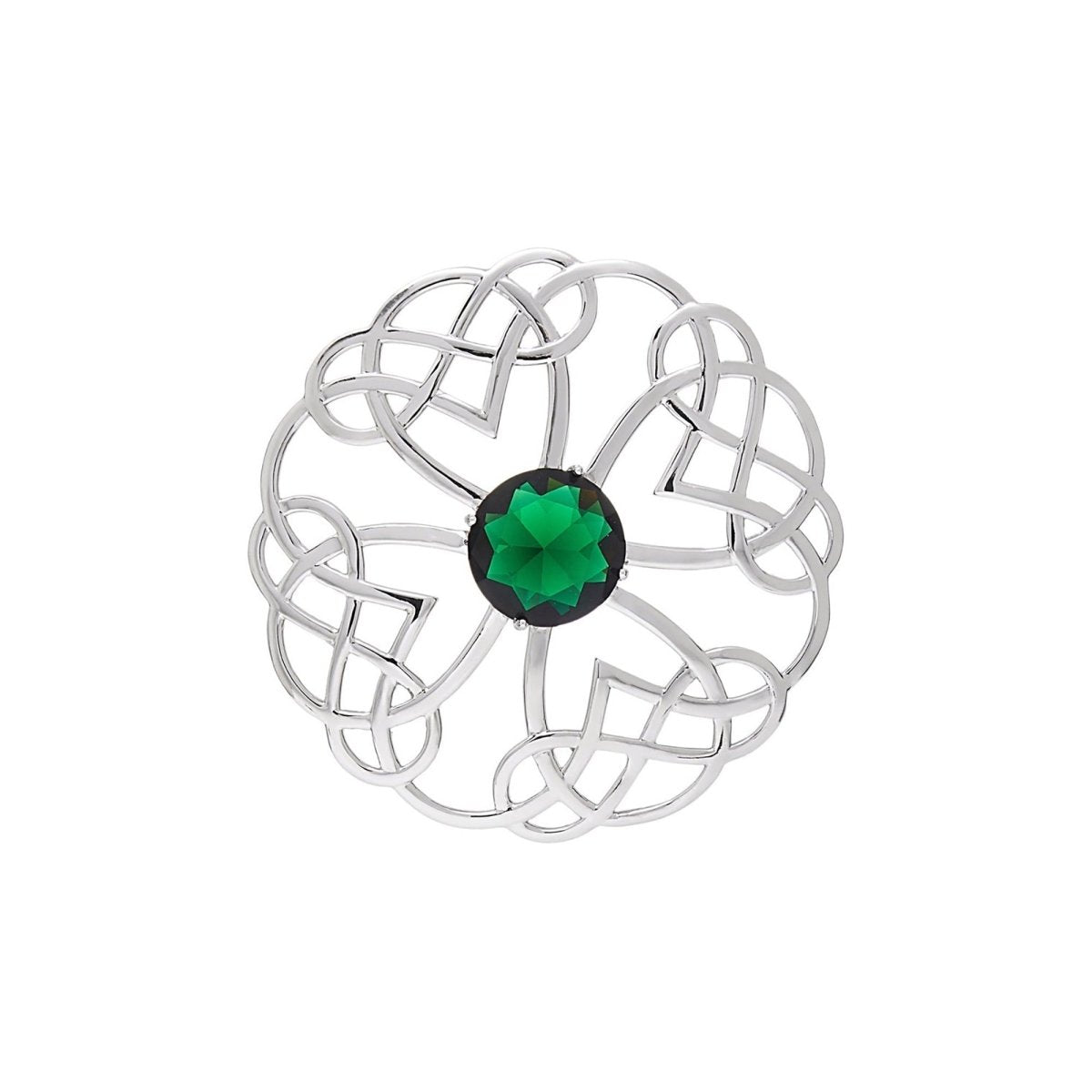 Pure Silver Scottish Knot Brooch - LonaScott