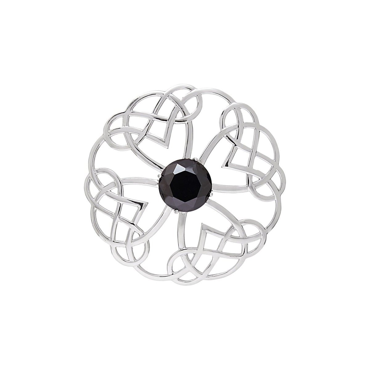Pure Silver Scottish Knot Brooch - LonaScott